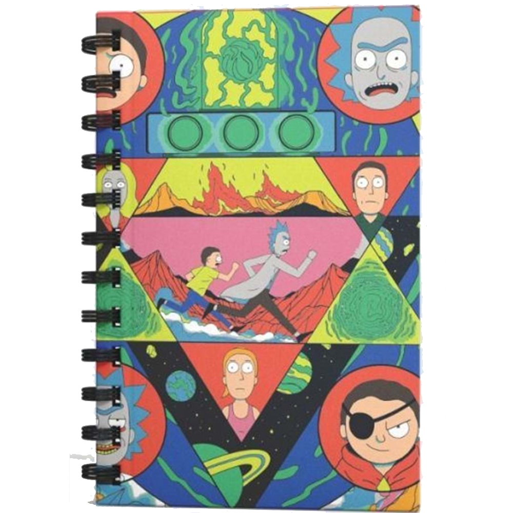 MABBELS SPİRALLİ DEFTER RİCK AND MORTY KIRMIZI 80 YP 17X24 DFT-388517