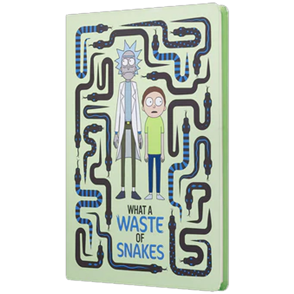 MABBELS SERT KAPAK BUTİK DEFTER RİCK AND MORTY YILAN KREM 80 YP 15X21 DFT-388074