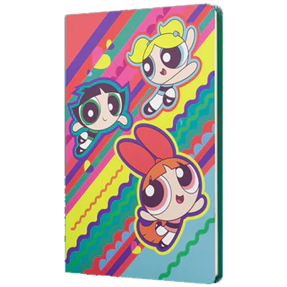 MABBELS SERT KAPAK BUTİK DEFTER THE POWERPUFF GİRLS YEŞİL 80 YP 15X21 DFT-388142