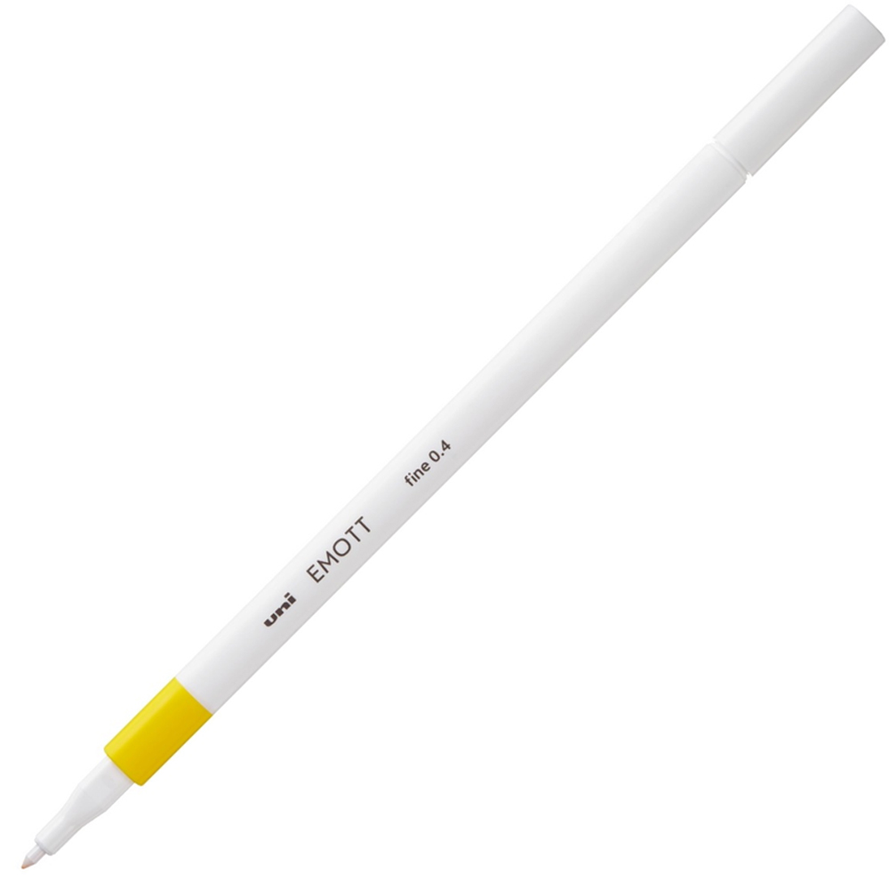 UNİ-BALL AKRİLİK UÇLU KALEM EMOTT 0.4 MM FİNE SARI