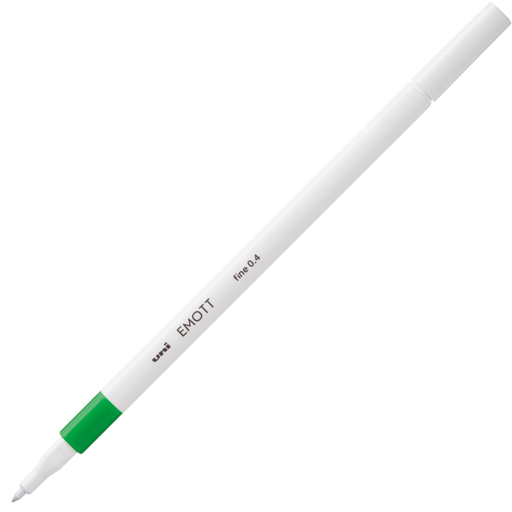 UNİ-BALL AKRİLİK UÇLU KALEM EMOTT 0.4 MM FİNE YEŞİL