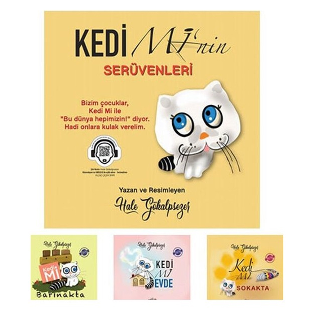 YYG KEDİ MİNİN SERÜVENLERİ SET PARMAK ÇOCUK YAYINLARI