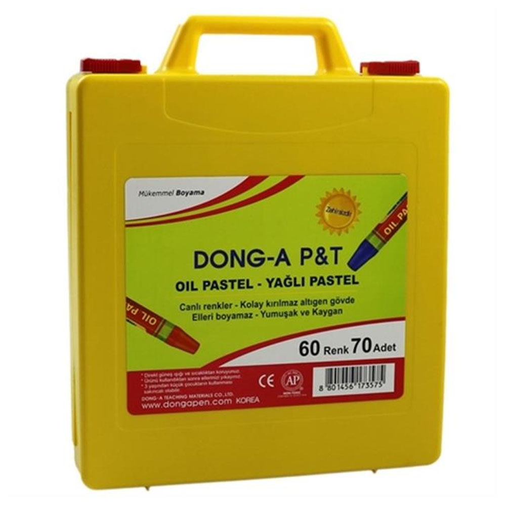 DONG-A PASTEL BOYA TORU 60 RENK 70 Lİ PLASTİK ÇANTA