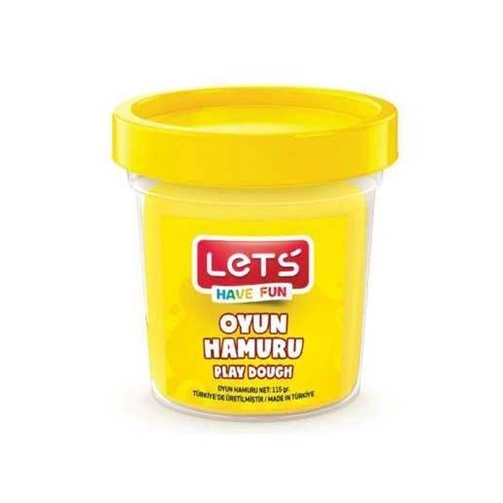 LETS OYUN HAMURU TEK RENK NEON SARI 110 GR L8440-17