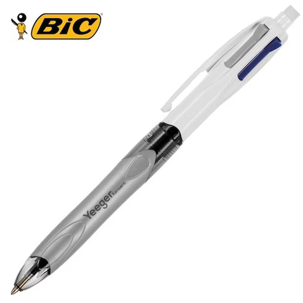 BİC TAKIM KALEM 4C MULTİ 3 RENK + 1 HB TÜKENMEZ / VERSATİL 12 Lİ