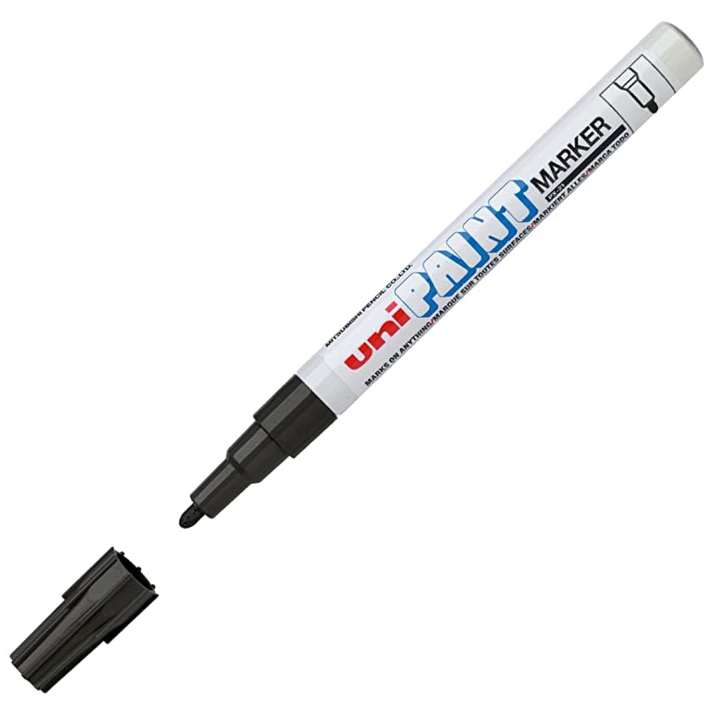 UNİ-BALL PAİNT MARKER 0.8-1.2 BOYAMA MARKÖRÜ SİYAH PX-21