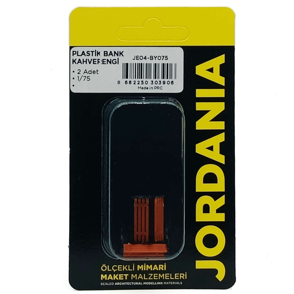 JORDANİA PLASTİK BANK KAHVERENGİ 1/075 21 MM JE04-BY075