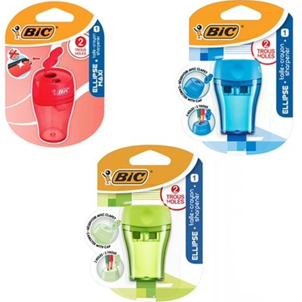 BİC MAXİ ELLIPSE KAPAK İKİLİ KALEMTIRAŞ 1 Lİ BLS AS