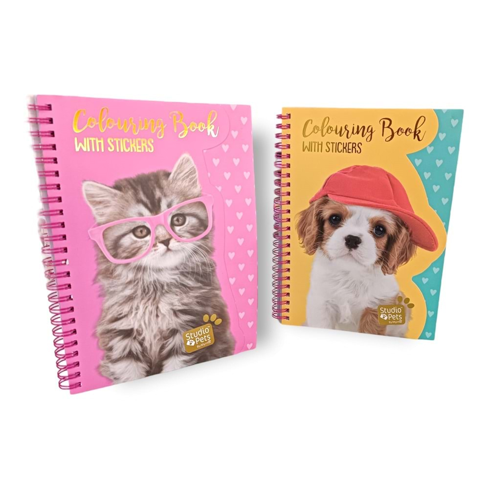 DOLPHİN STUDİO PETS A5 STİCKERLI DEFTER PT-7786