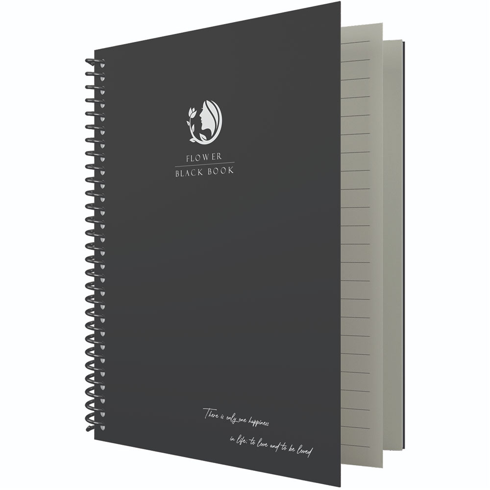 DİLMAN BLACK BOOK 16X22 80 YP DİK ÇİZGİLİ 6619
