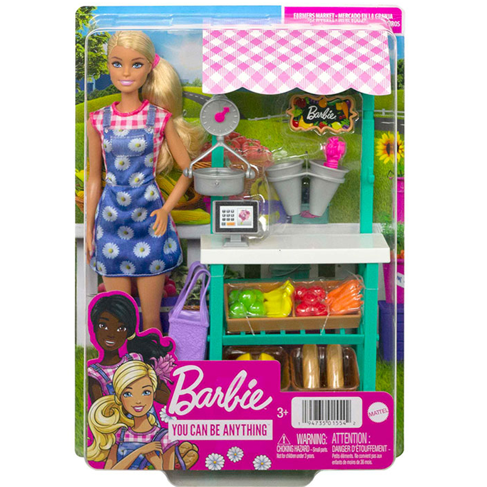 BARBİE ÇİFTÇİ PAZARI OYUN SETİ HCN22