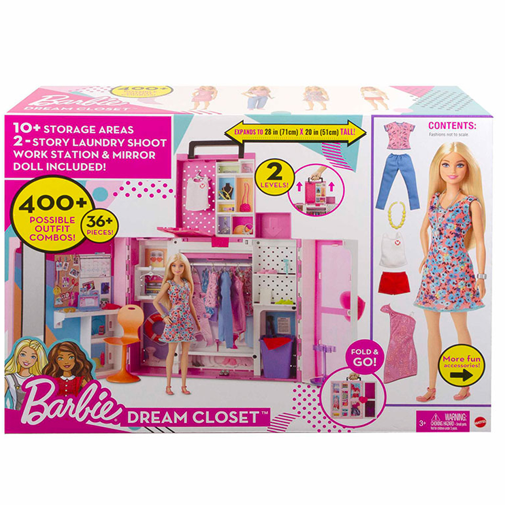 Barbie Ve Yeni Rüya Dolabı Seti Hgx57
