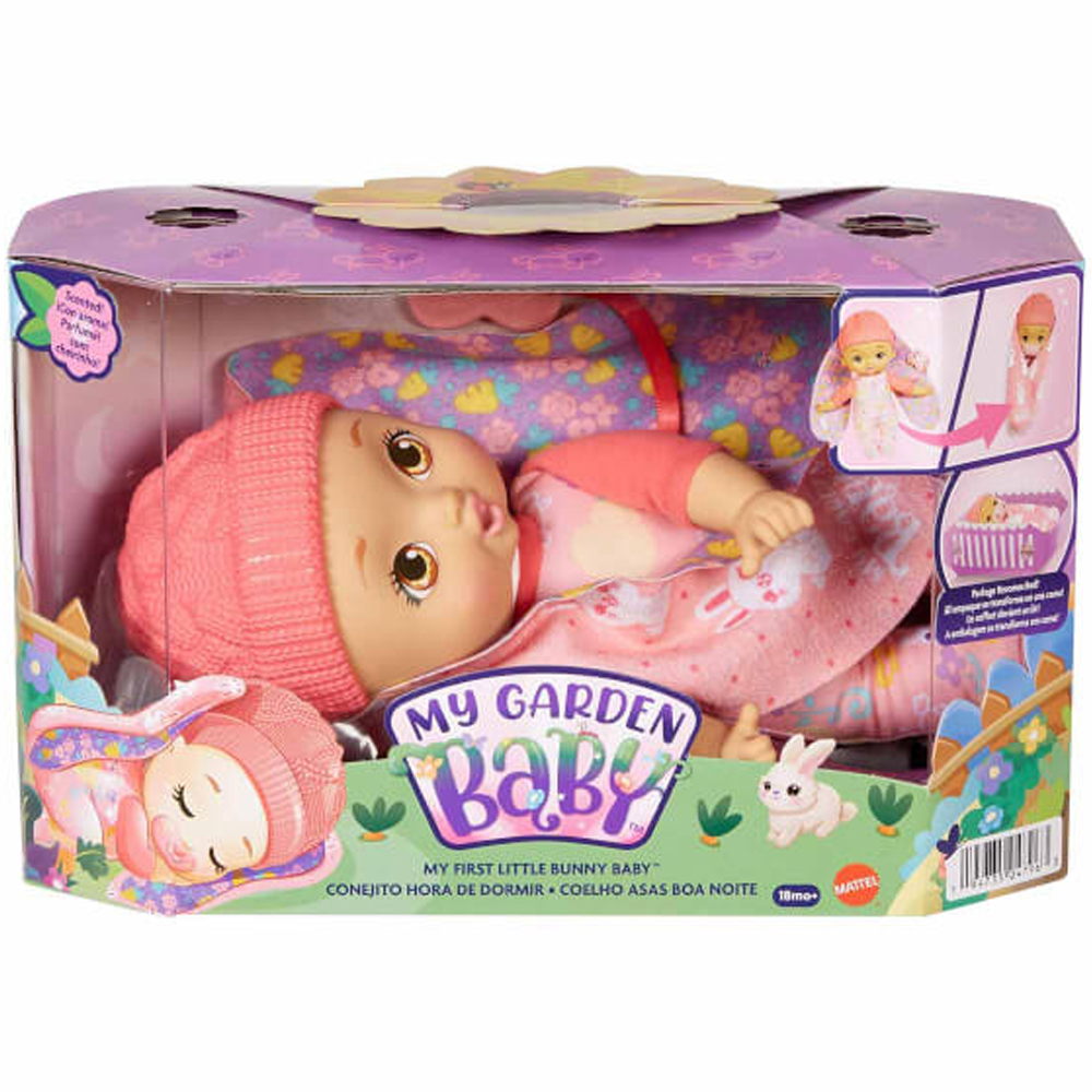 My Garden Baby İlk Tavşan Bebeğim Pembe Bereli Bebek Hgc10