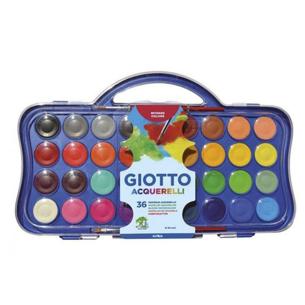 GİOTTO SULU BOYA Ø 30 MM 36 LI KUTU 2 Lİ PAKET