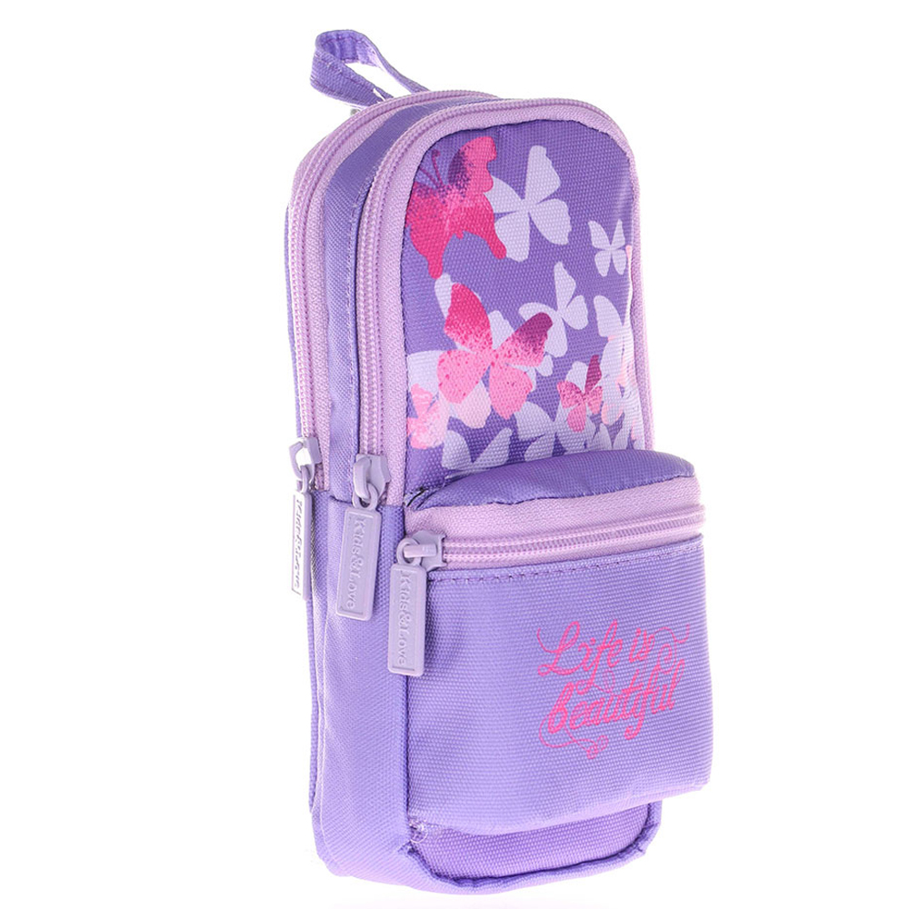KAUKKO KALEM ÇANTASI LAYER JUNİOR BAG BUTTERFLY K2447