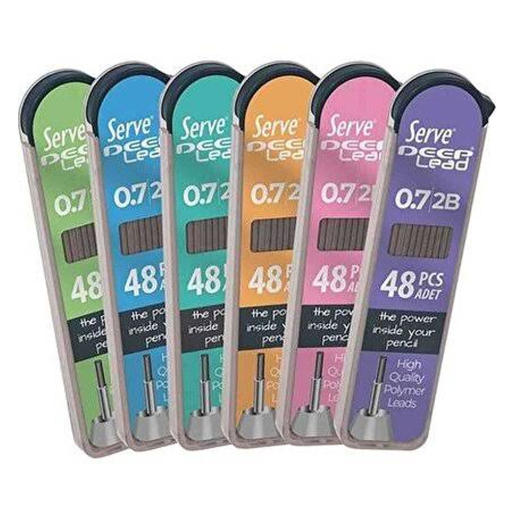 SERVE DEEP MEKANİK KALEM UCU 0.7 MM 2B 48 LI 12LI