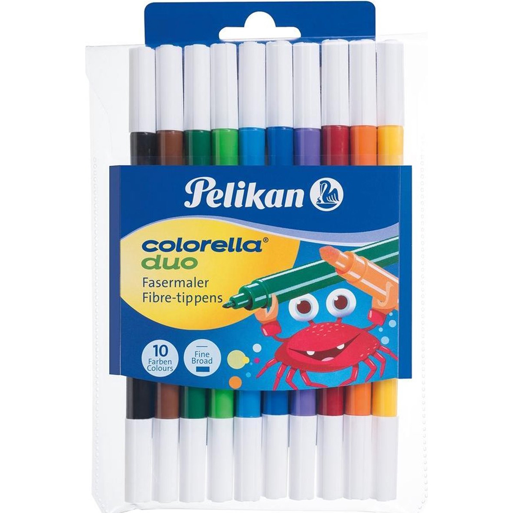 PELİKAN KEÇELİ KALEM COLORELLA 2 Lİ UÇ 10 LU 11540