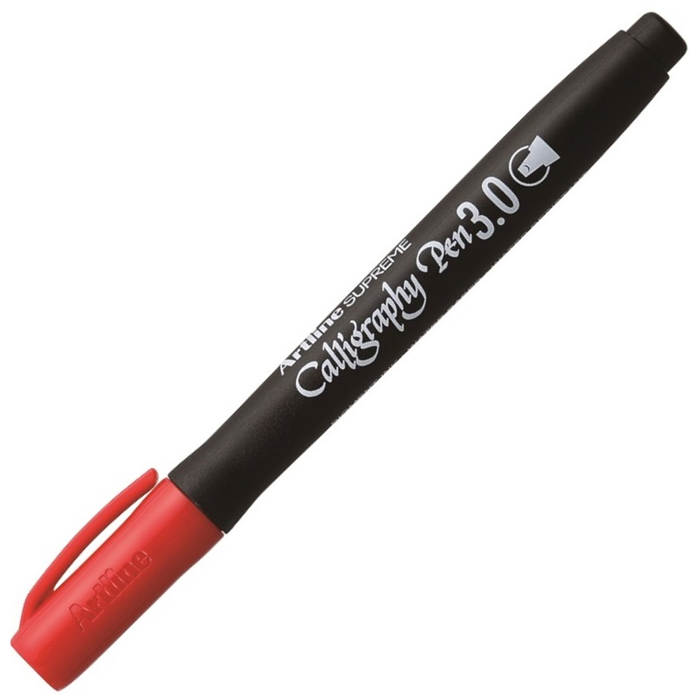 Artline Kaligrafi Kalemi Supreme 3.0 Uç:3,0 Kırmızı - 12'li Paket