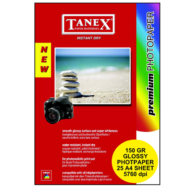 Tanex Fotoğraf Kağıdı 25 Li A4 150 Gr - 25'li Paket