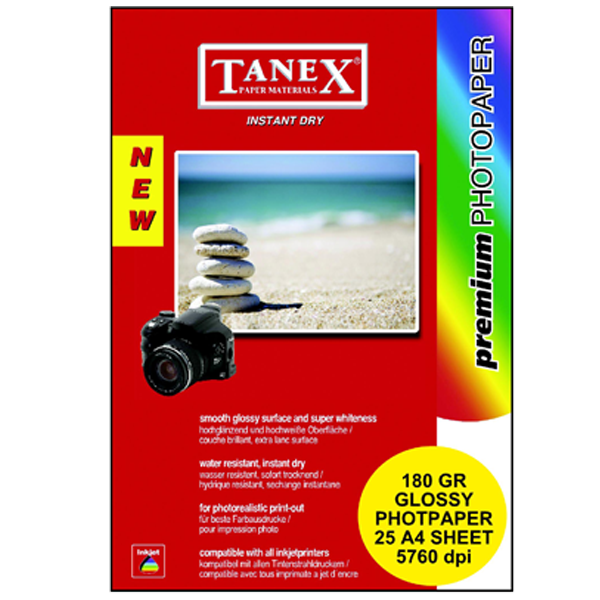 Tanex Fotoğraf Kağıdı 25 Li Yp A4 180 Gr - 25'li Paket