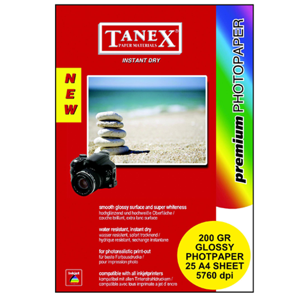 Tanex Fotoğraf Kağıdı 25 Li Yp A4 200 Gr - 25'li Paket