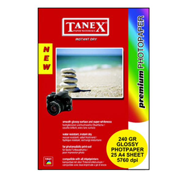 Tanex Fotoğraf Kağıdı 20 Yp A4 240 Gr - 20'li Paket
