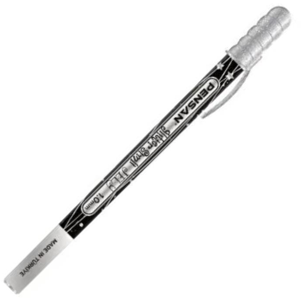 PENSAN JEL KALEM JELY 1.0 MM GLİTTER SİMLİ GÜMÜŞ 2800