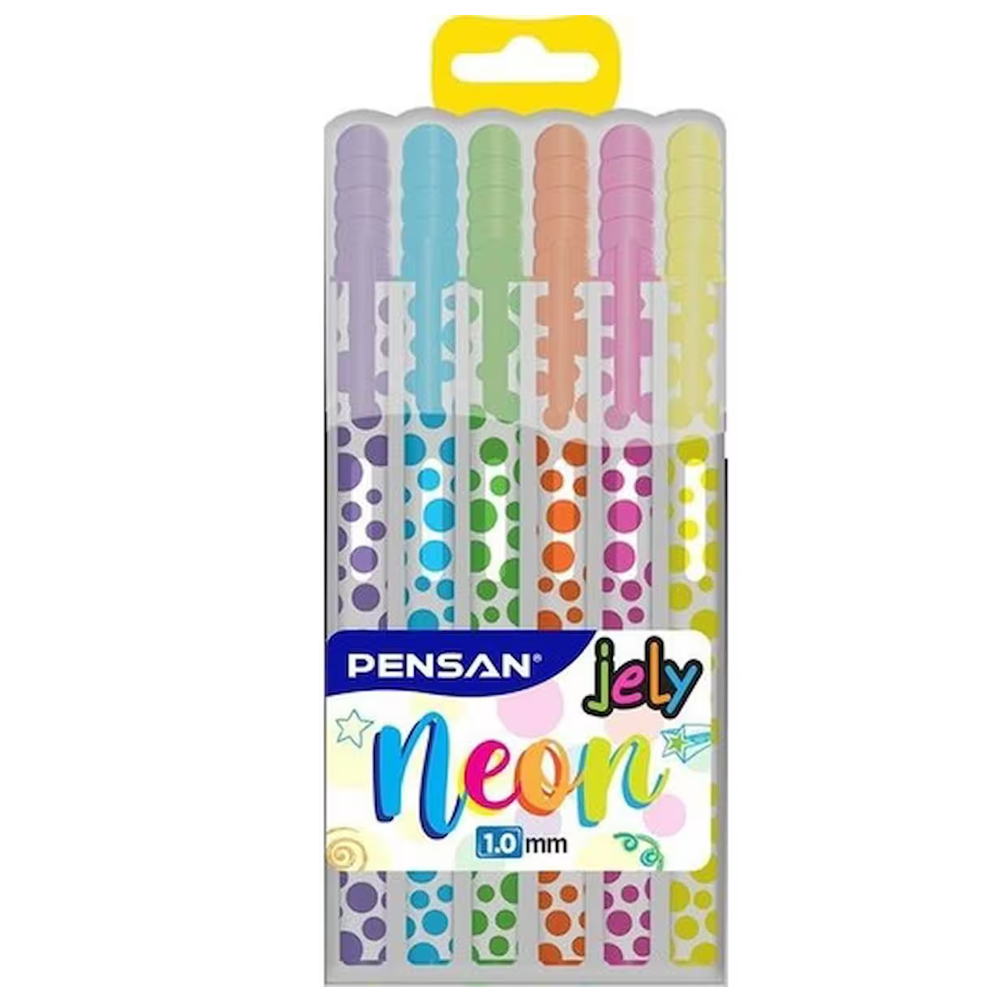 PENSAN JEL KALEM JELY 1.MM NEON KRŞ 6 LI 2801