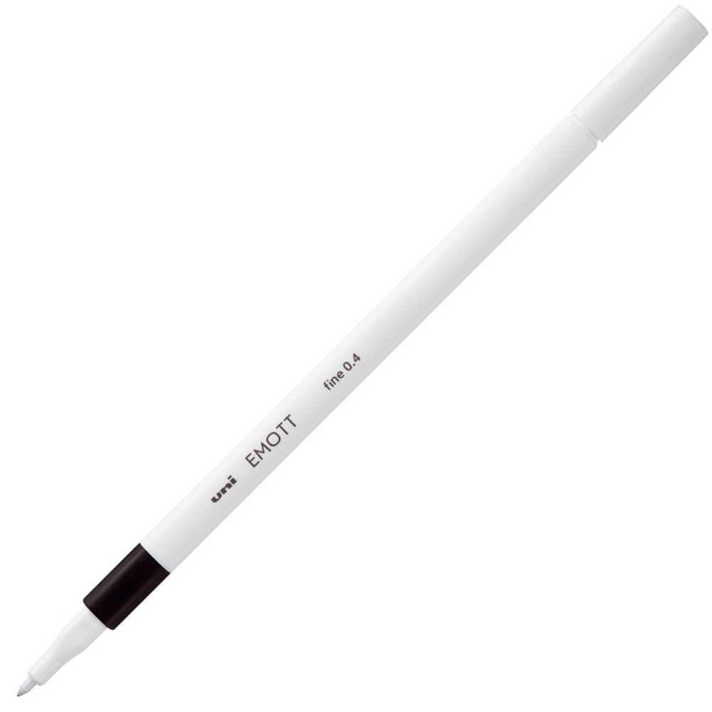 UNİ-BALL AKRİLİK UÇLU KALEM EMOTT 0.4 MM FİNE SİYAH