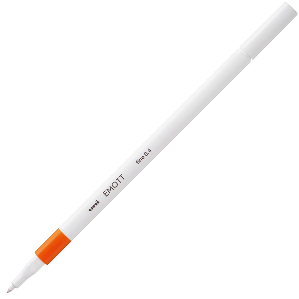 UNİ-BALL AKRİLİK UÇLU KALEM EMOTT 0.4 MM FİNE TURUNCU
