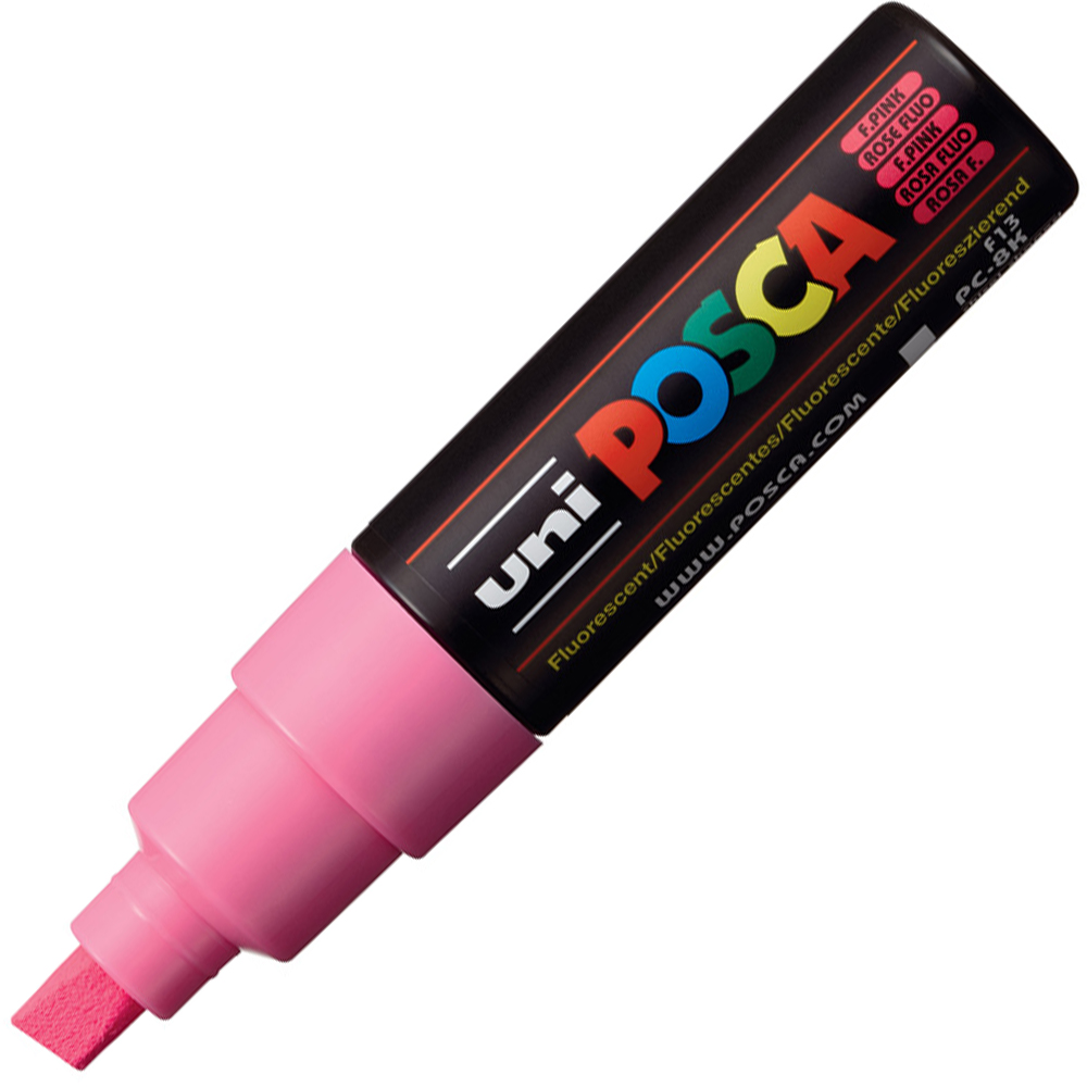 UNİ-BALL POSCA 8.0 SU BAZLI POSTER MARKÖRÜ F.PEMBE PC-8K