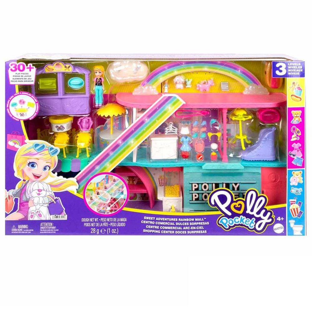 Polly Pocket Gökkuşağı Alışveriş Merkezi Oyun Seti