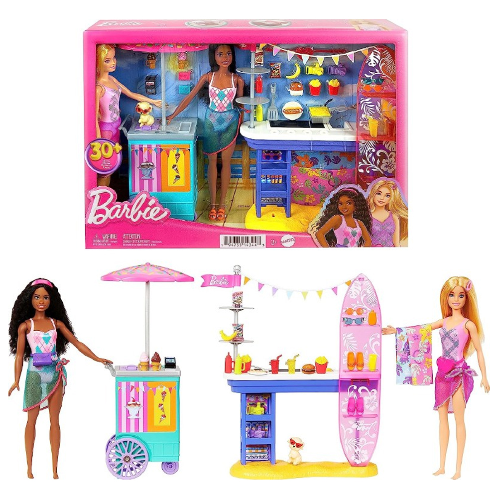 BARBİE BROOKLYN VE MALİBUNUN SAHİLDEKİ YİYECEK STANDI MTL-HNK99