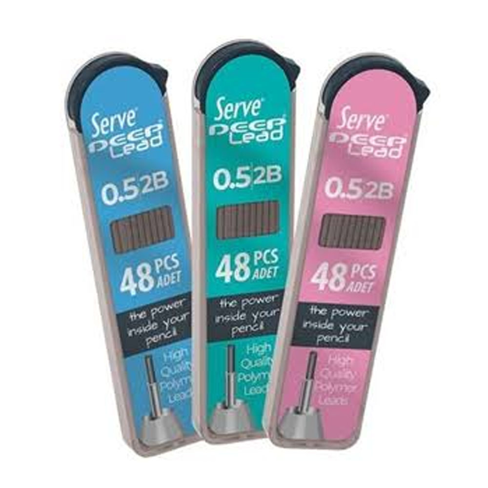 SERVE DEEP MEKANİK KALEM UCU 0.5 MM 2B 48 LI 12 LI