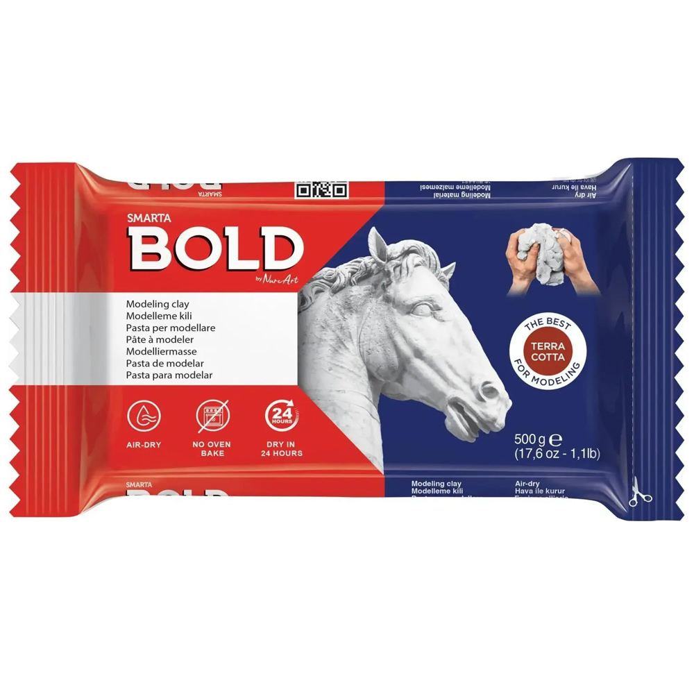 SMARTA SERAMİK HAMURU BOLD TOPRAK RENGİ 500 GR