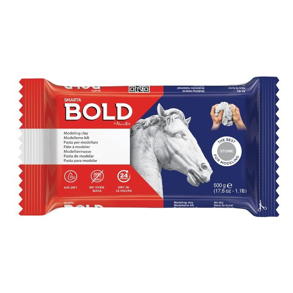 SMARTA SERAMİK HAMURU BOLD TAŞ GRİ 500 GR