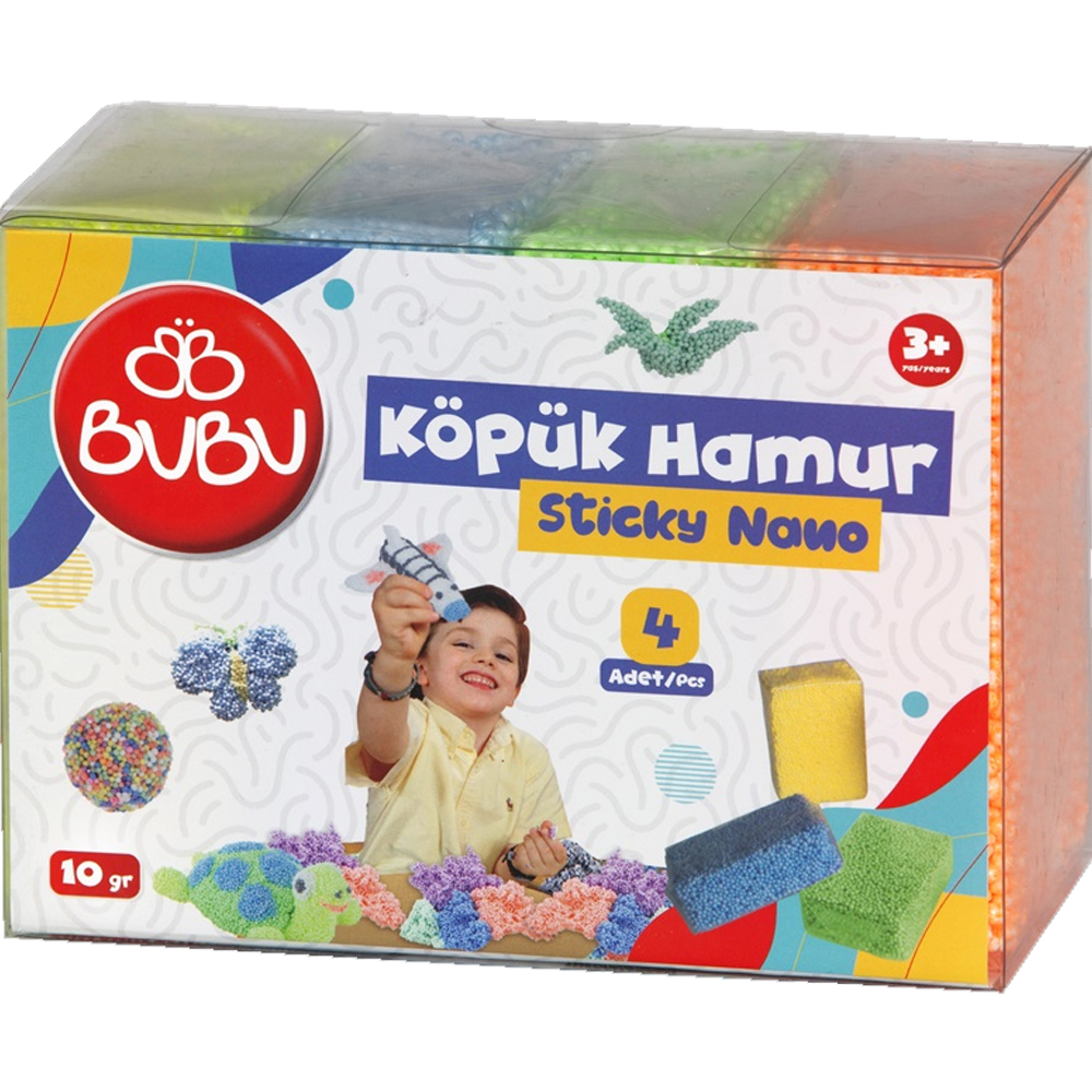 Bu-Bu Köpük Hamur 4X10 Gr Pvc
