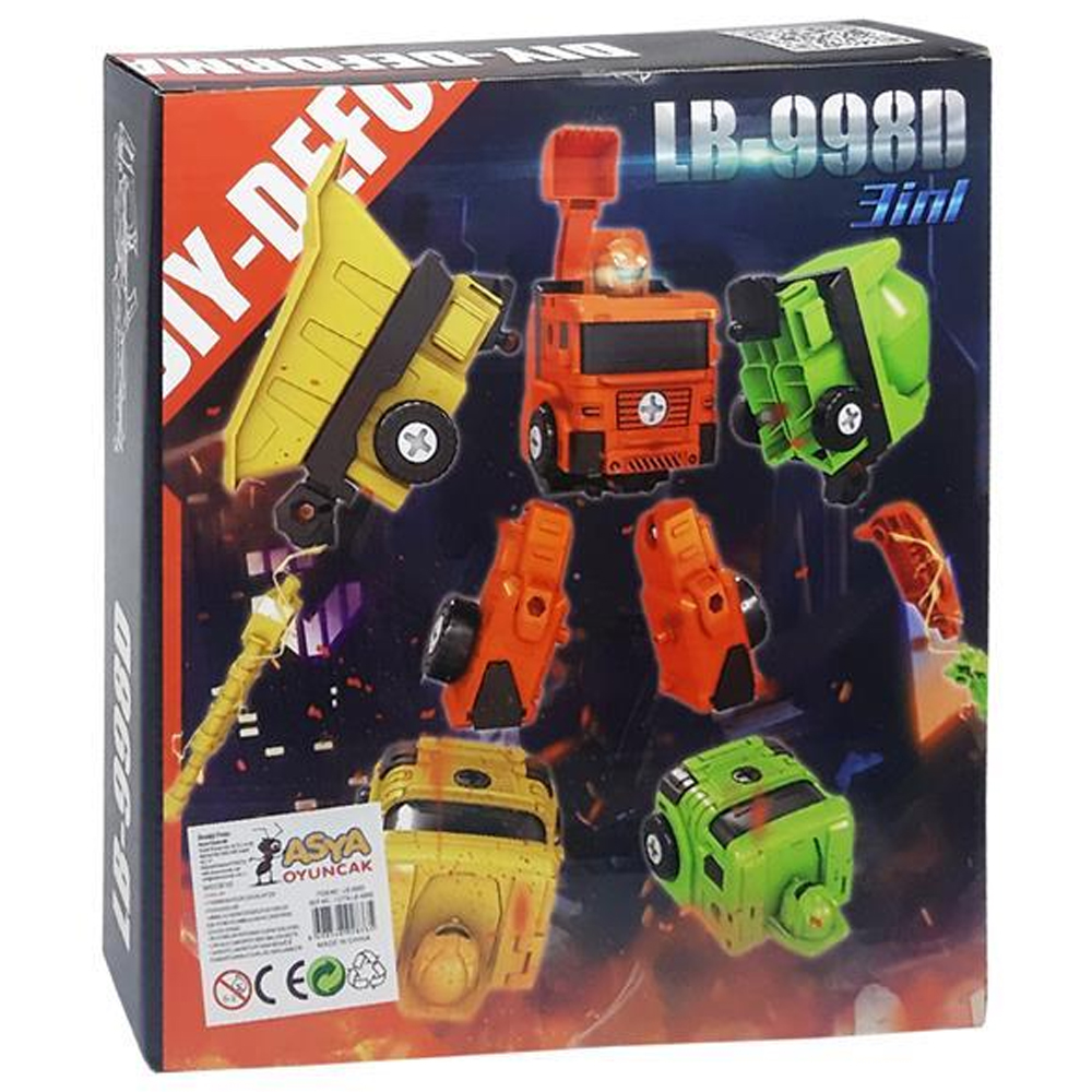 ASYA OYUNCAK ROBOT TRANSFORM 12279-LB-998D