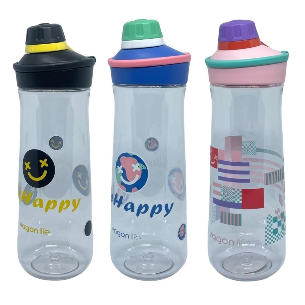 VAGON LİFE MATARA POLİCARBON 650 ML KARIŞIK RENK VGN0808