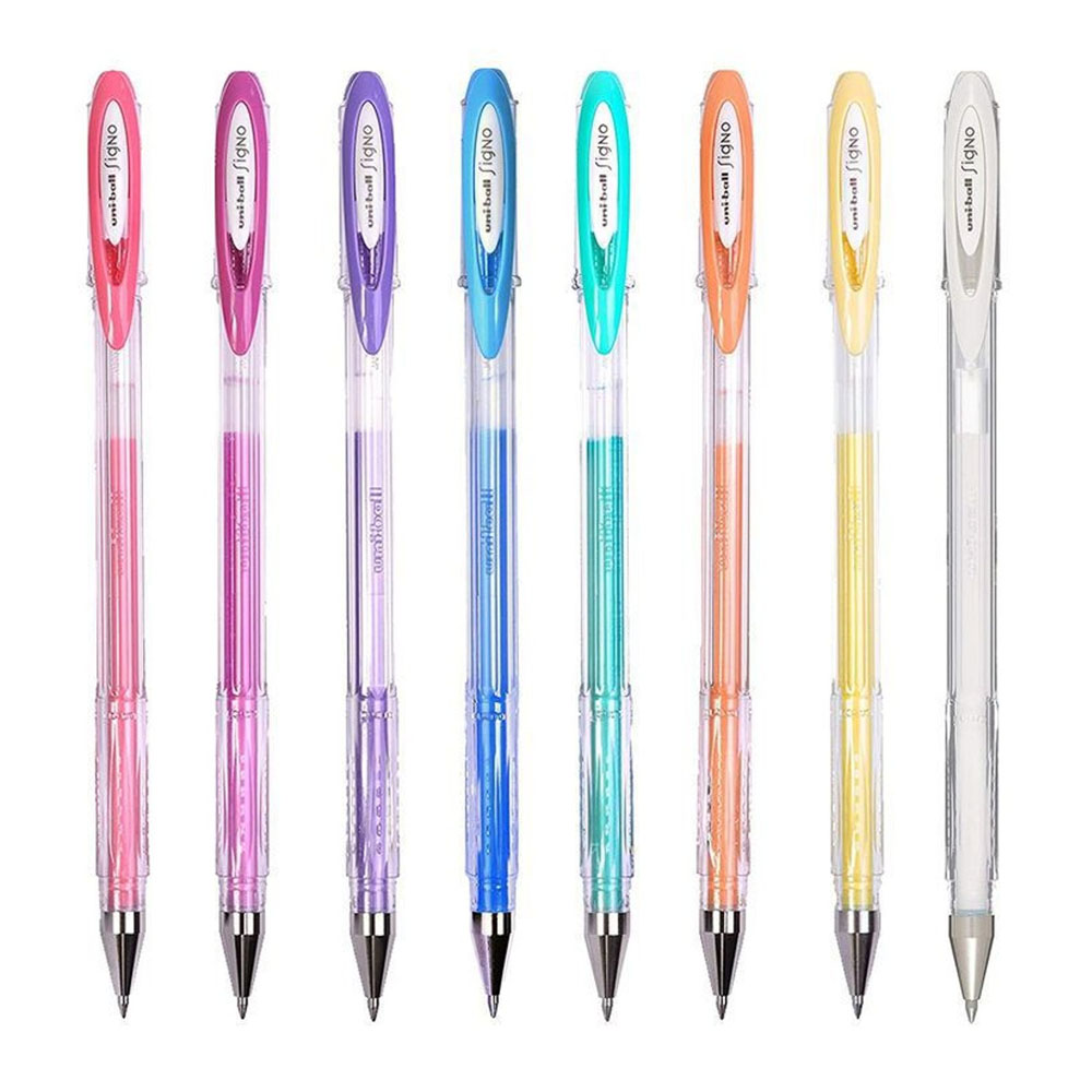UNİ-BALL ROLLER KALEM SİGNO ANGELIC COLOUR 0.7 JEL 8 Lİ SET