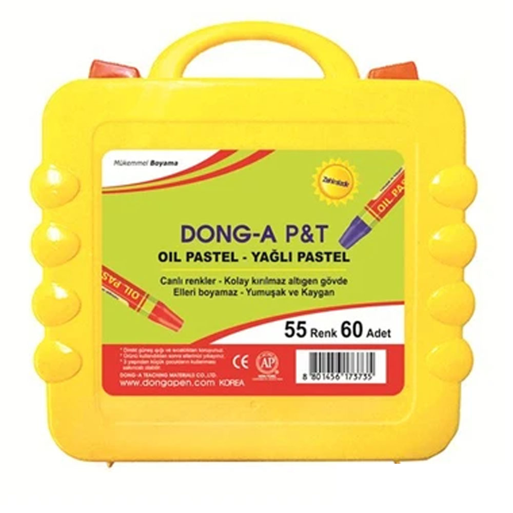 DONG-A TORU 60 LI PASTEL BOYA PLASTIK ÇANTA 55 RENK