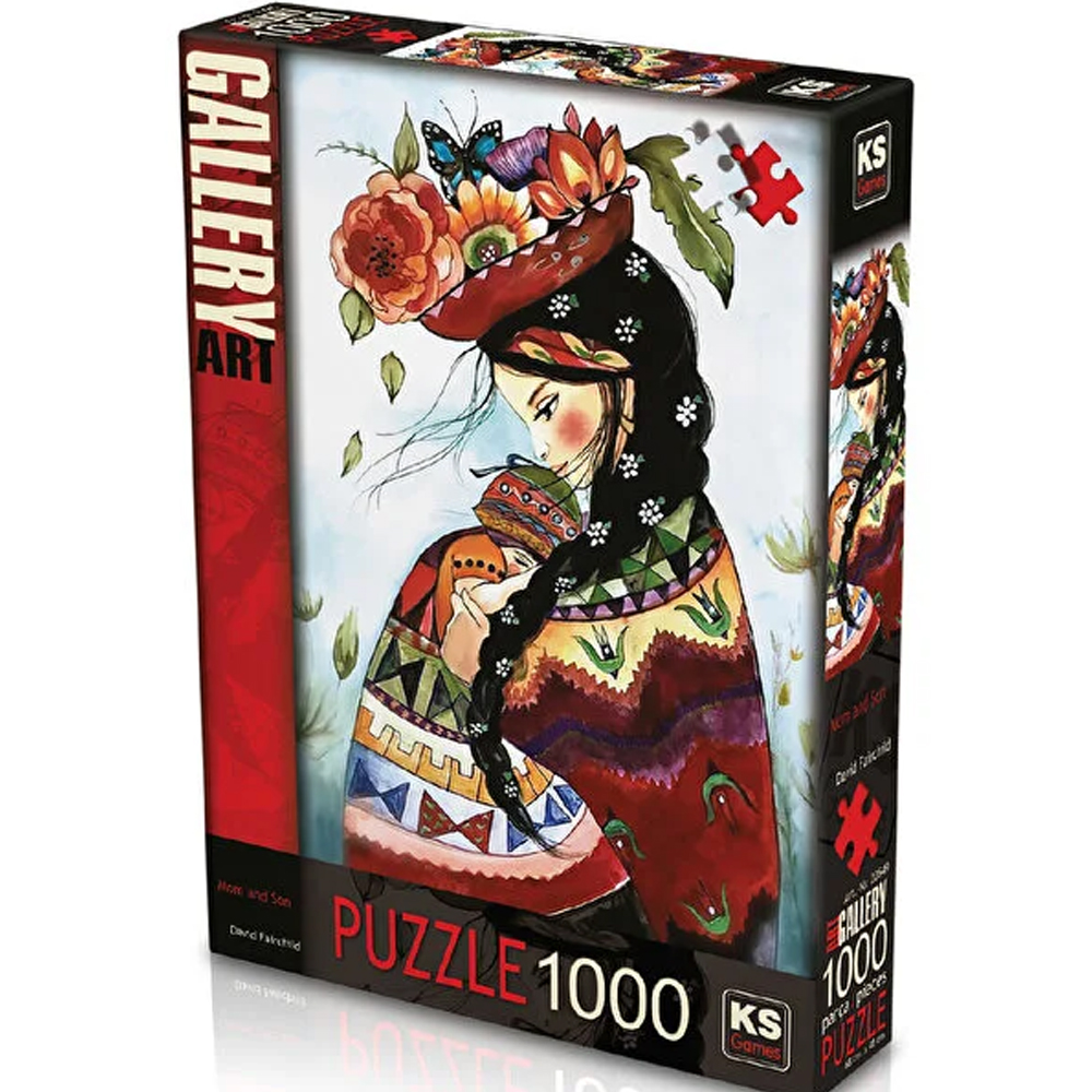 KS GAMES PUZZLE 1000 PARÇA MOM AND SON 20778