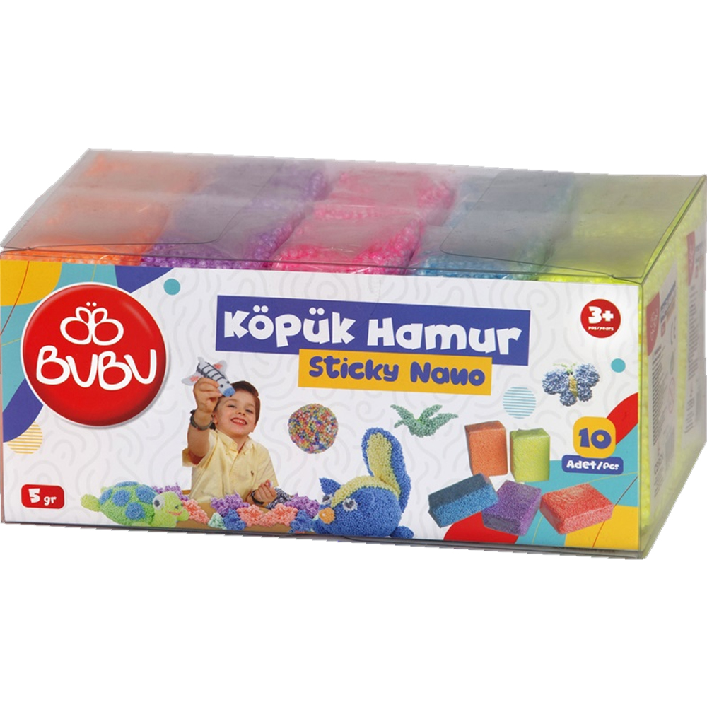 Bu-Bu Köpük Hamur 10X5Gr.(Pvc)