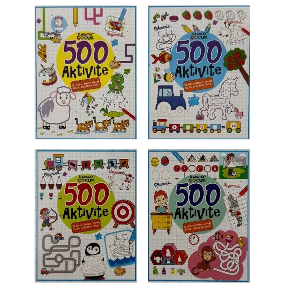 4E 500 AKTİVİTE SETİ 4 KİTAP 96 SYF