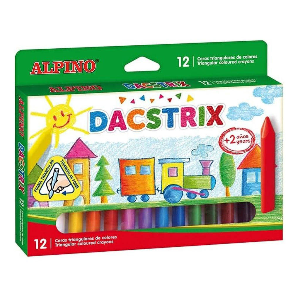 ALPİNO MUM BOYA DACSTRIX 12 Lİ ÇANTALI DA-0125