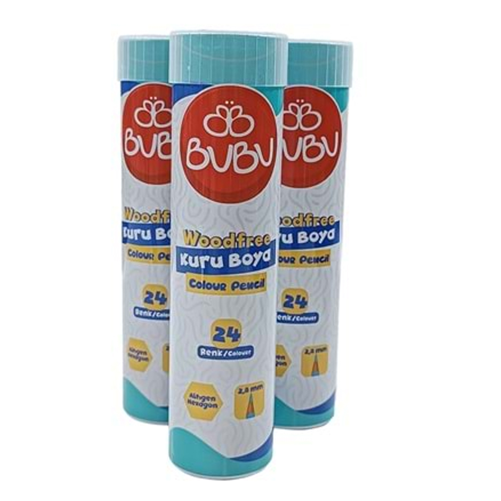 BU-BU KURU BOYA WOODFREE TÜP 24 LÜ BUBU-KUR004