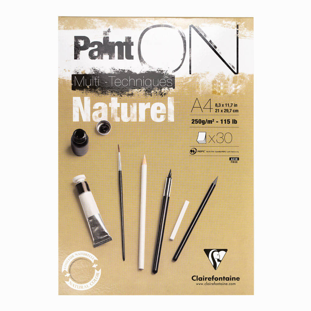 CLAİREFONTAİNE PAİNT-ON NATUREL A4 250 GR 30 YP KR TK KISA KN YP-4 LÜ