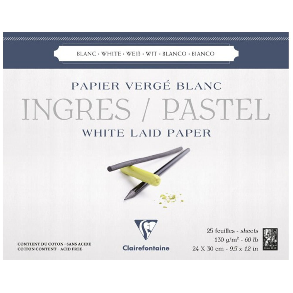 INGRES PASTEL WHİTE BLK 24X30 130G.25YP UZ KN YP-