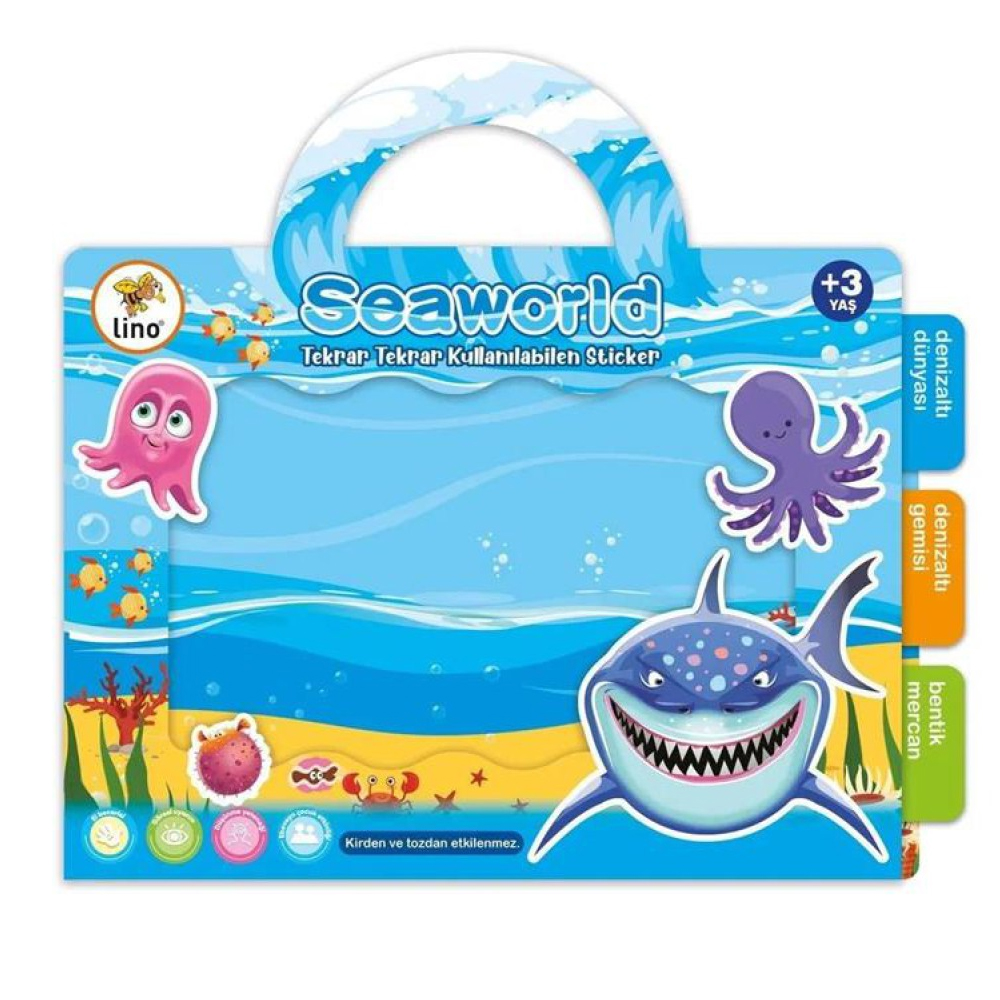 LİNO TEKRAR TEKRAR KULLANILABİLEN STİCKER SEAWORLD LS-300
