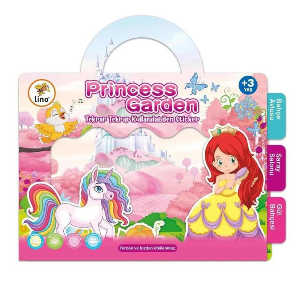 LİNO TEKRAR TEKRAR KULLANILABİLEN STİCKER PRİNCESS GARDEN LS-301
